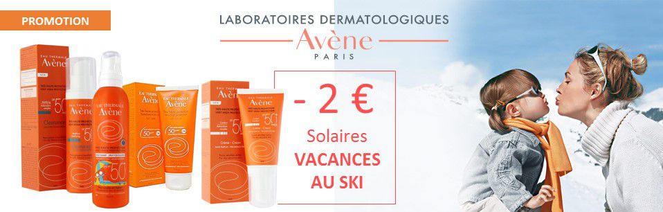 Promotion solaire AVENE - Pharmacie VEAU (France) vente en ligne