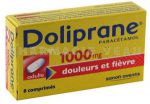 DOLIPRANE 1000 mg boite de 8 comprimés à avaler